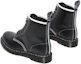 Shop Dr. Martens 1460 Sepatu Boot Kulit Jahit Kontras 'Kulit Hitam Halus' 27303001