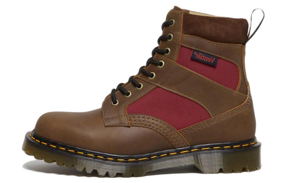 Buy Botas Dr. Martens 1460 Hecho en Inglaterra Panel Acolchado 'Brown Dockyard Oxblood' 27775203
