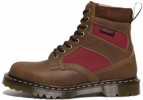 Dr. Martens Dr.Martens 1460 Made in England Padded Panel Lace Up Boots 'Brown Dockyard Oxblood' 27775203 Dr. Martens Dr.Martens 1460 Made in England Padded Panel Lace Up Boots 'Brown Dockyard Oxblood' 27775203