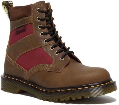 Botas Dr. Martens 1460 Hecho en Inglaterra Panel Acolchado 'Brown Dockyard Oxblood' 27775203 Order Botas Dr. Martens 1460 Hecho en Inglaterra Panel Acolchado 'Brown Dockyard Oxblood' 27775203