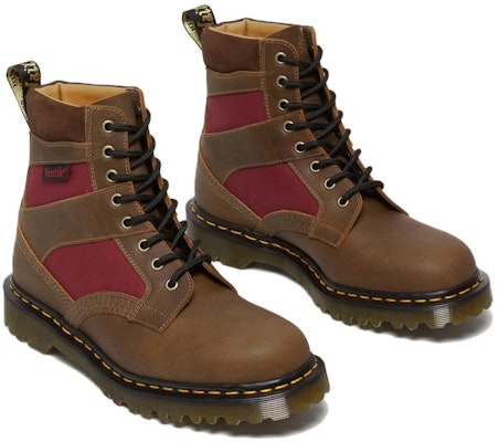 Botas Dr. Martens 1460 Hecho en Inglaterra Panel Acolchado 'Brown Dockyard Oxblood' 27775203 Lookbook Botas Dr. Martens 1460 Hecho en Inglaterra Panel Acolchado 'Brown Dockyard Oxblood' 27775203