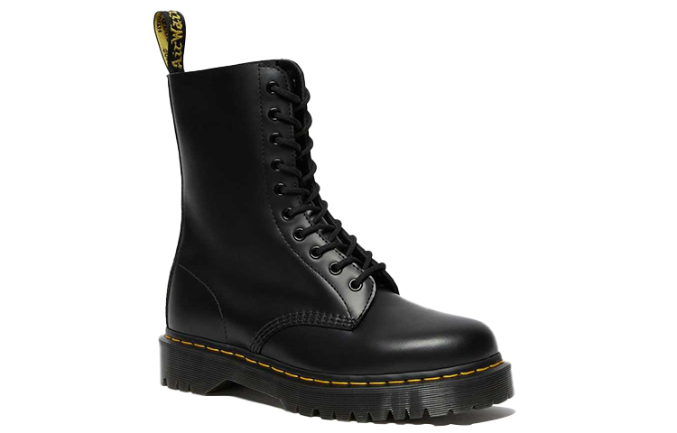 Order Dr. Martens Dr.Martens 1490 Bex Smooth Leather Mid Calf Boots 'Black' 26202001