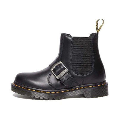 Dr. Martens Dr.Martens 2976 Buckle Pull Up Leather Chelsea Boots 'Black Pull Up'