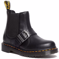 Order 馬汀博士 Dr. Martens 2976 皮革 休閒舒適 短中筒 切爾西靴 女款 黑色