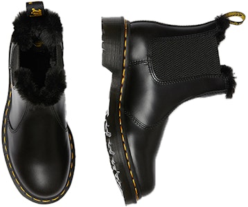 닥터마틴 레오노어 퍼 안감 첼시 부츠 '다크 그레이' 26332021 Lookbook 닥터마틴 레오노어 퍼 안감 첼시 부츠 '다크 그레이' 26332021