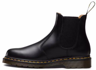 马丁博士2976黄色缝线光滑皮切尔西靴'黑色' 22227001 Buy 马丁博士2976黄色缝线光滑皮切尔西靴'黑色' 22227001