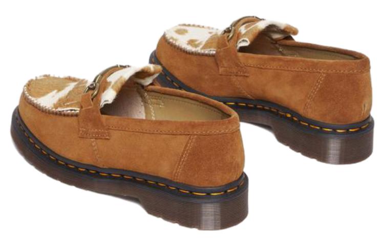 Shop ドクターマーチン エイドリアン キルティローファー 牛柄 ブラウン 31084369