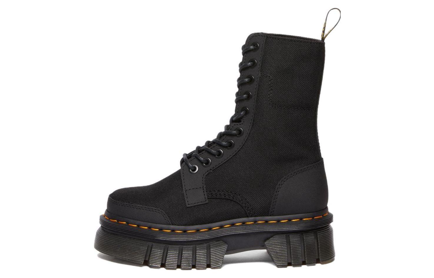 Dr. Martens Dr.Martens Audrick 10-eye Synthetic Leather Platform Boots 'Black' 30680001