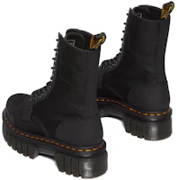 Shop Dr.Martens馬汀博士 Audrick 10 皮革 舒適透氣簡約厚底 短中筒 馬丁靴 男女同款 黑色