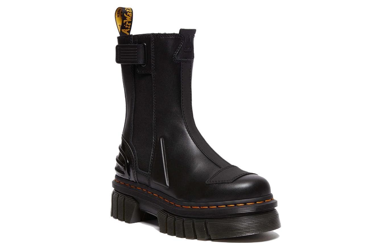 Order Botas Plataforma Negras Dr. Martens Audrick Cuero Alternativo Chelsea Hi 30973001