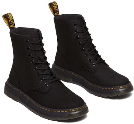 Dr. Martens Dr.Martens Crewson Nubuck Leather Everyday Boots 'Black' 31225001 Order Dr. Martens Dr.Martens Crewson Nubuck Leather Everyday Boots 'Black' 31225001