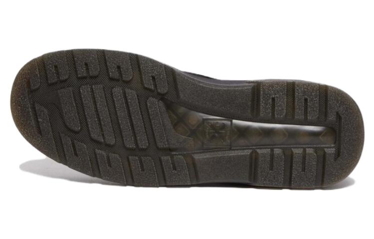 Shop Dr.Martens馬丁博士 皮革 圓頭繫帶 短中筒 馬丁靴 男女款 黑色