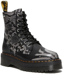 ドクターマーチン Jadon アニマルクラッシュ 厚底ブーツ (黒) 27669001 Order ドクターマーチン Jadon アニマルクラッシュ 厚底ブーツ (黒) 27669001