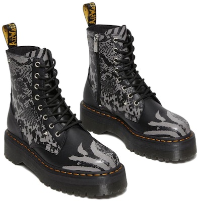 Dr. Martens Dr.Martens Jadon Boot Animal Clash Leather Platforms 'Black' 27669001 Lookbook Dr. Martens Dr.Martens Jadon Boot Animal Clash Leather Platforms 'Black' 27669001