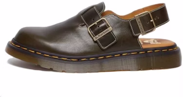 Dr. Martens Dr.Martens Jorge Made in England Classic Leather Slingback Mules 'Dark Green' 30939275 Dr. Martens Dr.Martens Jorge Made in England Classic Leather Slingback Mules 'Dark Green' 30939275