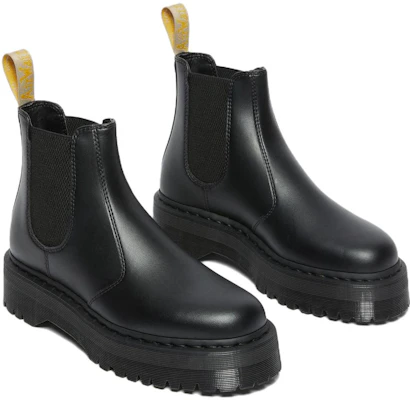 Dr.Martens 馬汀博士 皮革 簡潔時尚 短筒 切爾西靴 男女同款 黑色 Shop Dr.Martens 馬汀博士 皮革 簡潔時尚 短筒 切爾西靴 男女同款 黑色