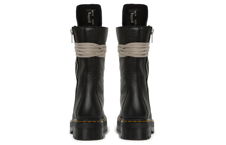 Purchase Sepatu Boots Dr. Martens x Rick Owens 1918 Bahan Kulit Platform 'Hitam' 27979001
