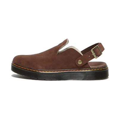Dr. Martens Fur-Lined CMFT Fashion Mule 'Dark Brown'