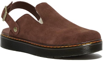 Dr.Martens馬汀博士 絨面 舒適時尚 穆勒鞋 男女同款 深棕色 Order Dr.Martens馬汀博士 絨面 舒適時尚 穆勒鞋 男女同款 深棕色