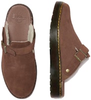 Dr.Martens馬汀博士 絨面 舒適時尚 穆勒鞋 男女同款 深棕色 Shop Dr.Martens馬汀博士 絨面 舒適時尚 穆勒鞋 男女同款 深棕色