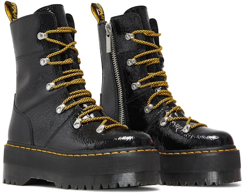 (W) Dr. Martens Ghilana Max Distressed Kulit Hitam Boot Platform 'Hitam' 27788001 Cheap (W) Dr. Martens Ghilana Max Distressed Kulit Hitam Boot Platform 'Hitam' 27788001