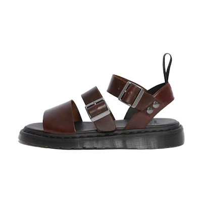 Dr. Martens Gryphon Brando Unisex Charro Brando Gladiator Sandals Dark Brown