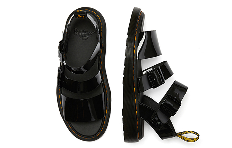 Shop Dr. Martens Gryphon Strap Sandal Hitam Uniseks 25515001