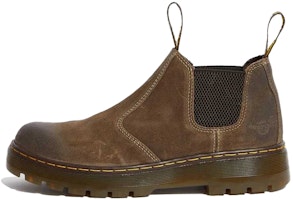 ドクターマーチン Haedie スエード チェルシーブーツ (ブラウン) 25731201 Buy ドクターマーチン Haedie スエード チェルシーブーツ (ブラウン) 25731201