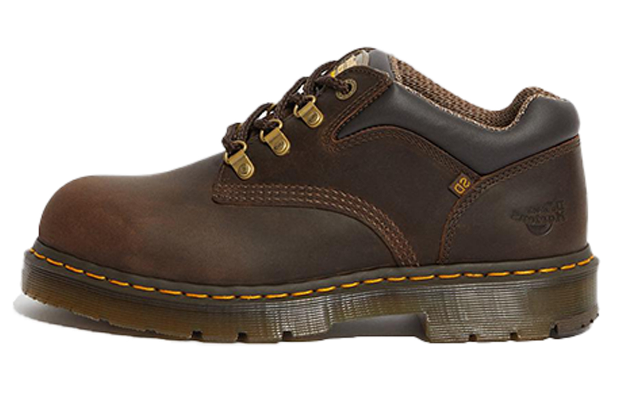 Dr. Martens Hylow Steel Toe 'British Warm Durable Casual Thick Sole Unisex Brown' 23787207