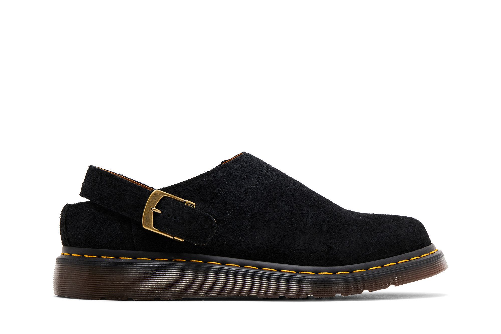 Dr. Martens Isham Desert Oasis Suede Mule 'Black' 31734001