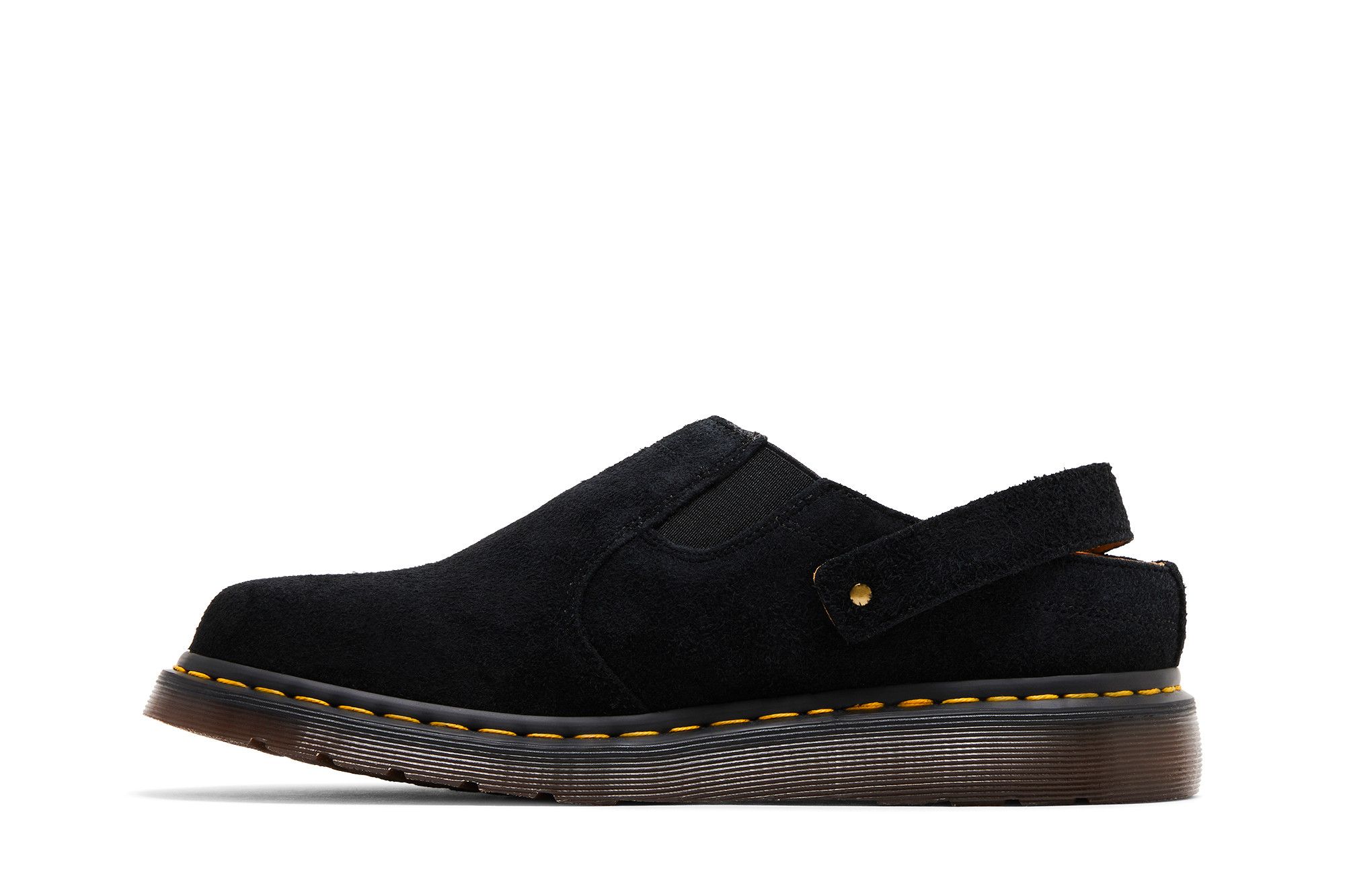 Lookbook 马丁博士 Dr. Martens Isham Desert Oasis 沙漠绿洲麂皮穆勒鞋「黑色」 31734001
