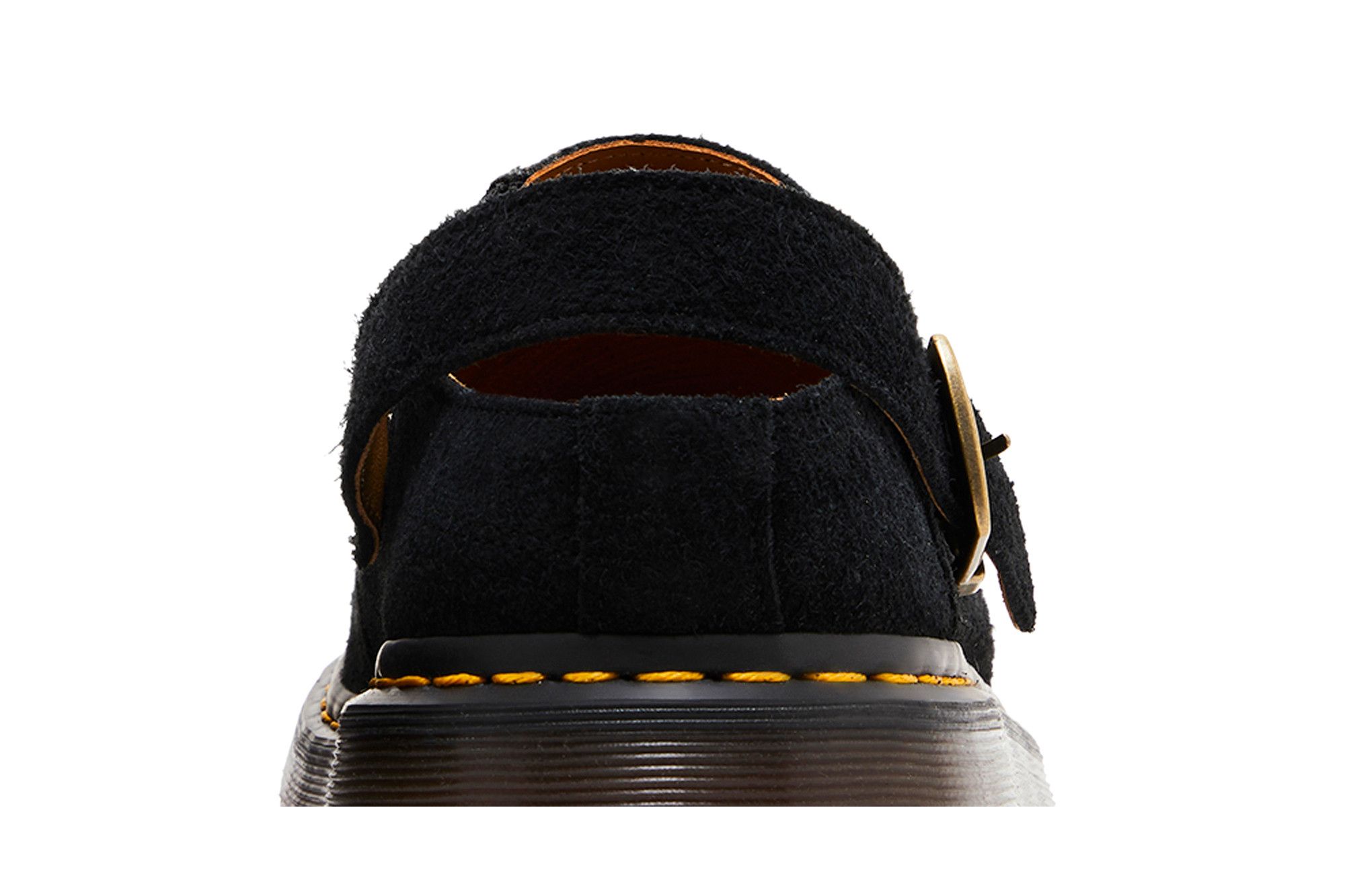 Sizing 马丁博士 Dr. Martens Isham Desert Oasis 沙漠绿洲麂皮穆勒鞋「黑色」 31734001