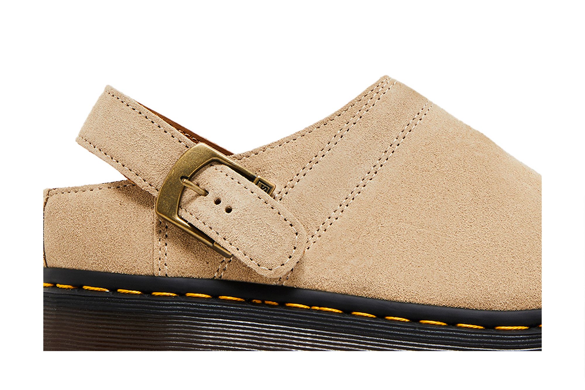 Order Dr. Martens Isham 沙漠绿洲麂皮穆勒鞋「羊皮纸米色」 31734292