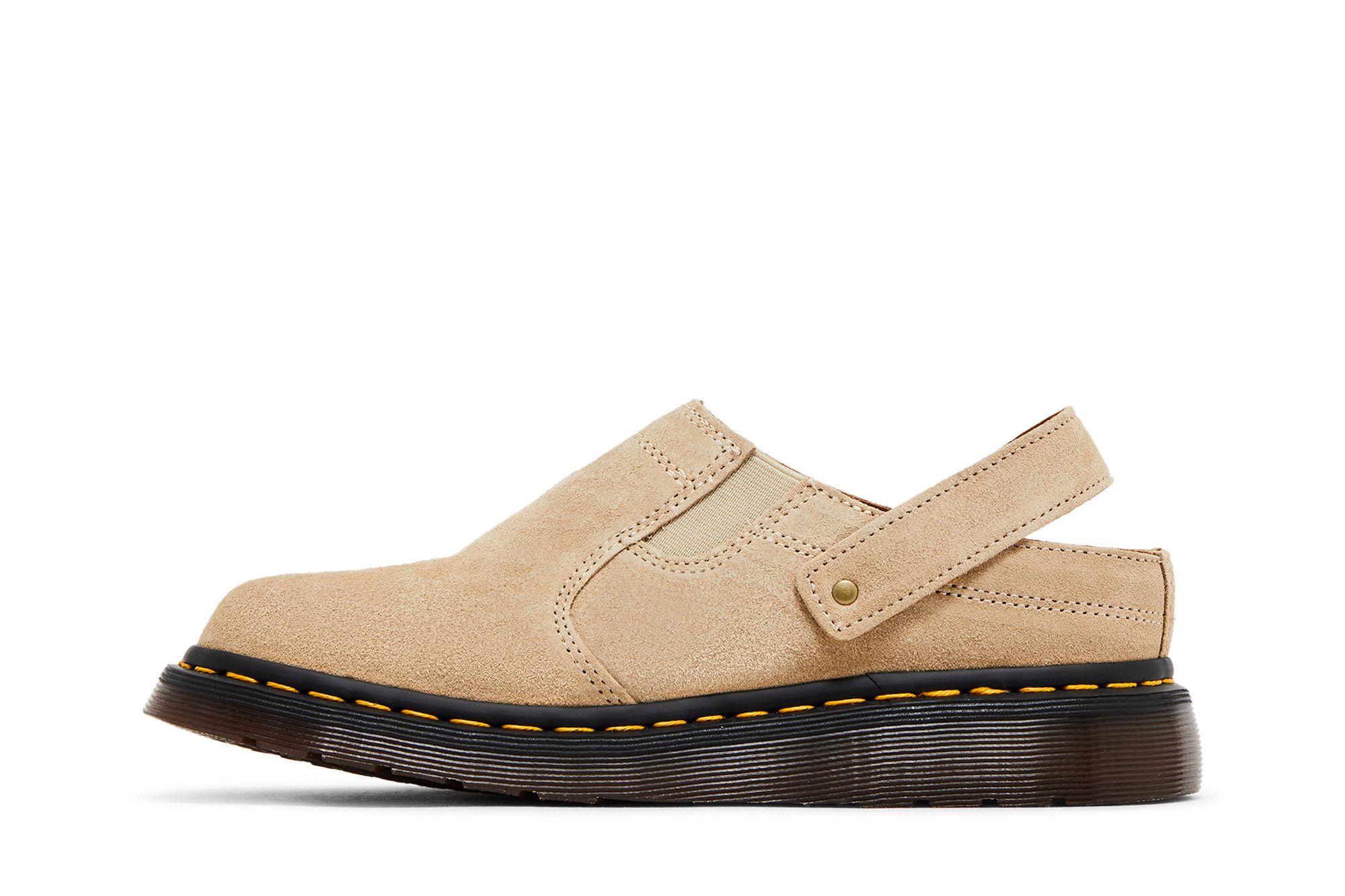 Lookbook Dr. Martens Isham 沙漠绿洲麂皮穆勒鞋「羊皮纸米色」 31734292