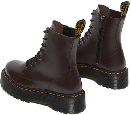 Dr. Martens Jadon Boot Kulit Halus Platform 'Burgundy' 27311626 Lookbook Dr. Martens Jadon Boot Kulit Halus Platform 'Burgundy' 27311626