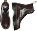 Shop Dr. Martens Jadon Boot Kulit Licin Platform 'Burgundy' 27311626