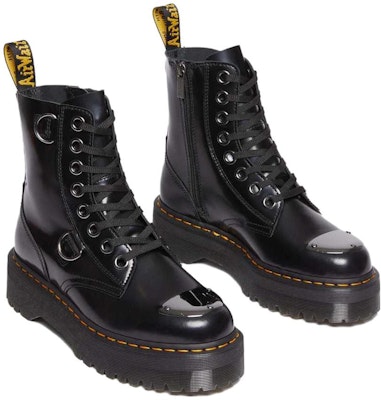 Dr. Martens Jadon Buttero Leather Platform Boots 'Black' 30789001 Lookbook Dr. Martens Jadon Buttero Leather Platform Boots 'Black' 30789001