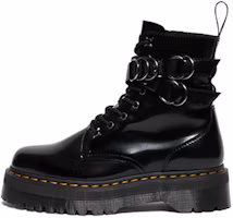 Dr. Martens Jadon Hardware Leather Platform Boots Black 26666001 Dr. Martens Jadon Hardware Leather Platform Boots Black 26666001