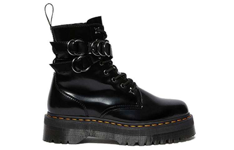 Order Botas Plataforma de Cuero Dr. Martens Jadon Hardware Negras. 26666001