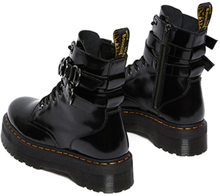 Dr.Martens/馬汀博士 Jadon 環扣漆皮拉鍊馬丁靴 男女同款 黑色 Shop Dr.Martens/馬汀博士 Jadon 環扣漆皮拉鍊馬丁靴 男女同款 黑色