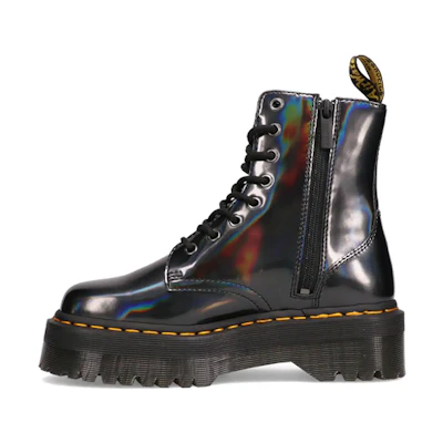 Dr. Martens Jadon Hologram Leather Martin Boots Black