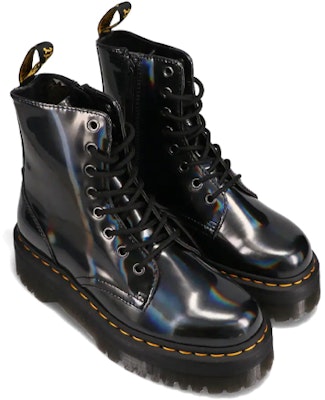 Dr. Martens Jadon Hologram Kulit Boots Hitam 26699029 Lookbook Dr. Martens Jadon Hologram Kulit Boots Hitam 26699029