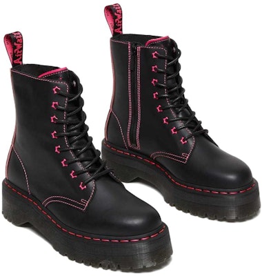 Dr. Martens Jadon II Neon Star Leather Platform Boots 'Black' 27617001 Lookbook Dr. Martens Jadon II Neon Star Leather Platform Boots 'Black' 27617001