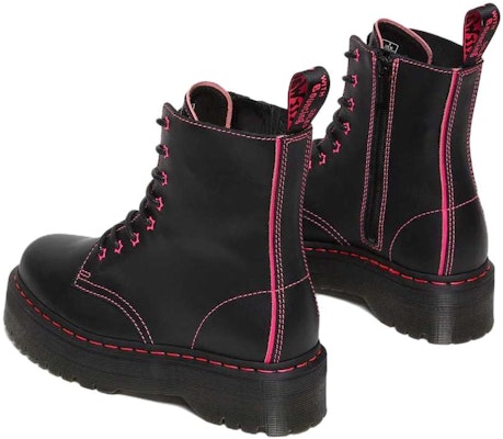 Dr. Martens Jadon II Neon Star Leather Platform Boots 'Black' 27617001 Shop Dr. Martens Jadon II Neon Star Leather Platform Boots 'Black' 27617001
