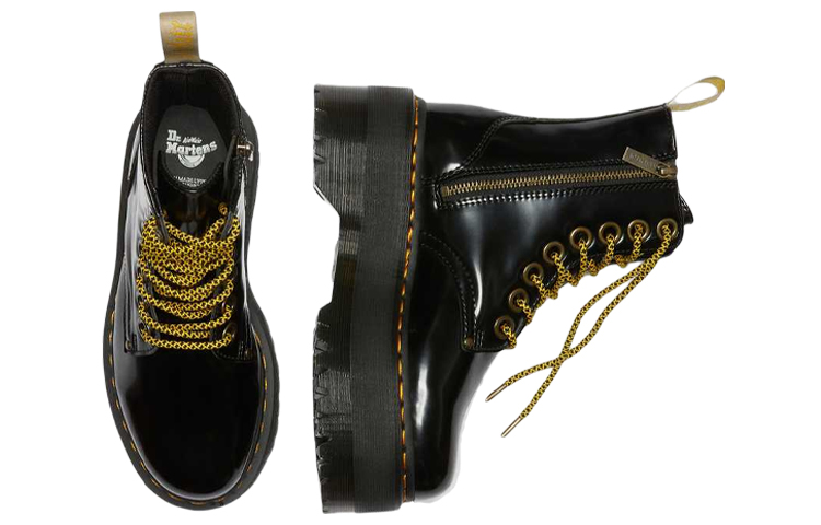 Shop Dr. Martens Jadon Max 'Retro Platform Boot Black' 27292001