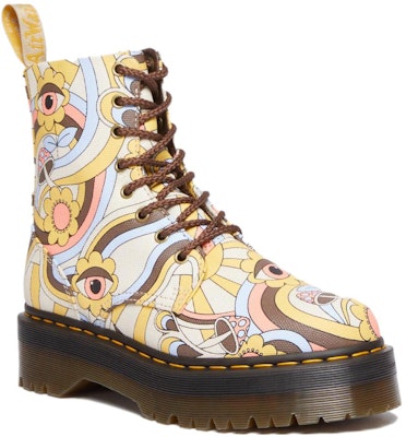 Dr.Martens馬丁博士 JADON RETRO RAY 帆布 舒適圓頭厚底 短筒 馬丁靴 男女款 塗鴉 Order Dr.Martens馬丁博士 JADON RETRO RAY 帆布 舒適圓頭厚底 短筒 馬丁靴 男女款 塗鴉