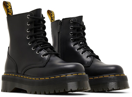 Dr. Martens Jadon Platform Kulit Licin But 'Hitam' 15265001 Cheap Dr. Martens Jadon Platform Kulit Licin But 'Hitam' 15265001
