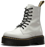 Dr. Martens Jadon Boot Kulit Licin Bertapak Tinggi 'Putih' 15265100 Order Dr. Martens Jadon Boot Kulit Licin Bertapak Tinggi 'Putih' 15265100