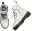 Shop Dr. Martens Jadon Boot Kulit Licin Bertapak Tinggi 'Putih' 15265100