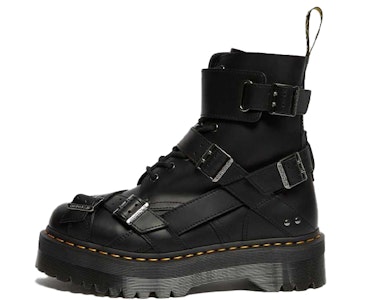 马汀博士Jadon厚底绑带鞋'男女黑色' 25970001 Buy 马汀博士Jadon厚底绑带鞋'男女黑色' 25970001